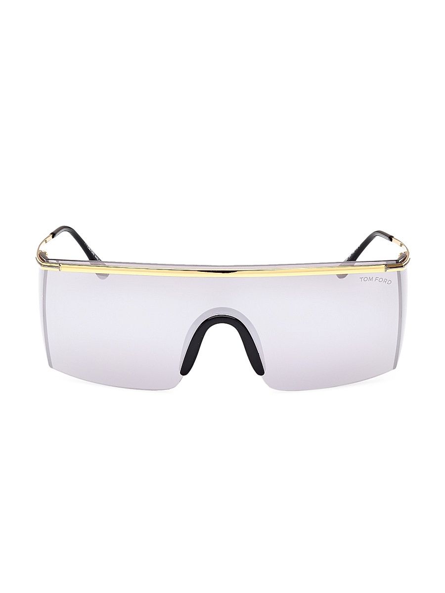 Women's Shield Sunglasses - Deep Gold