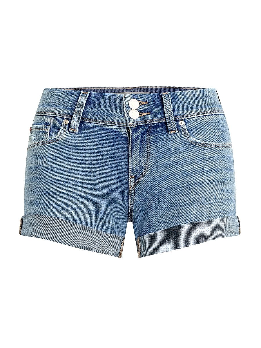 Women's Croxley Mid-Rise Denim Shorts - Delight - Size 24