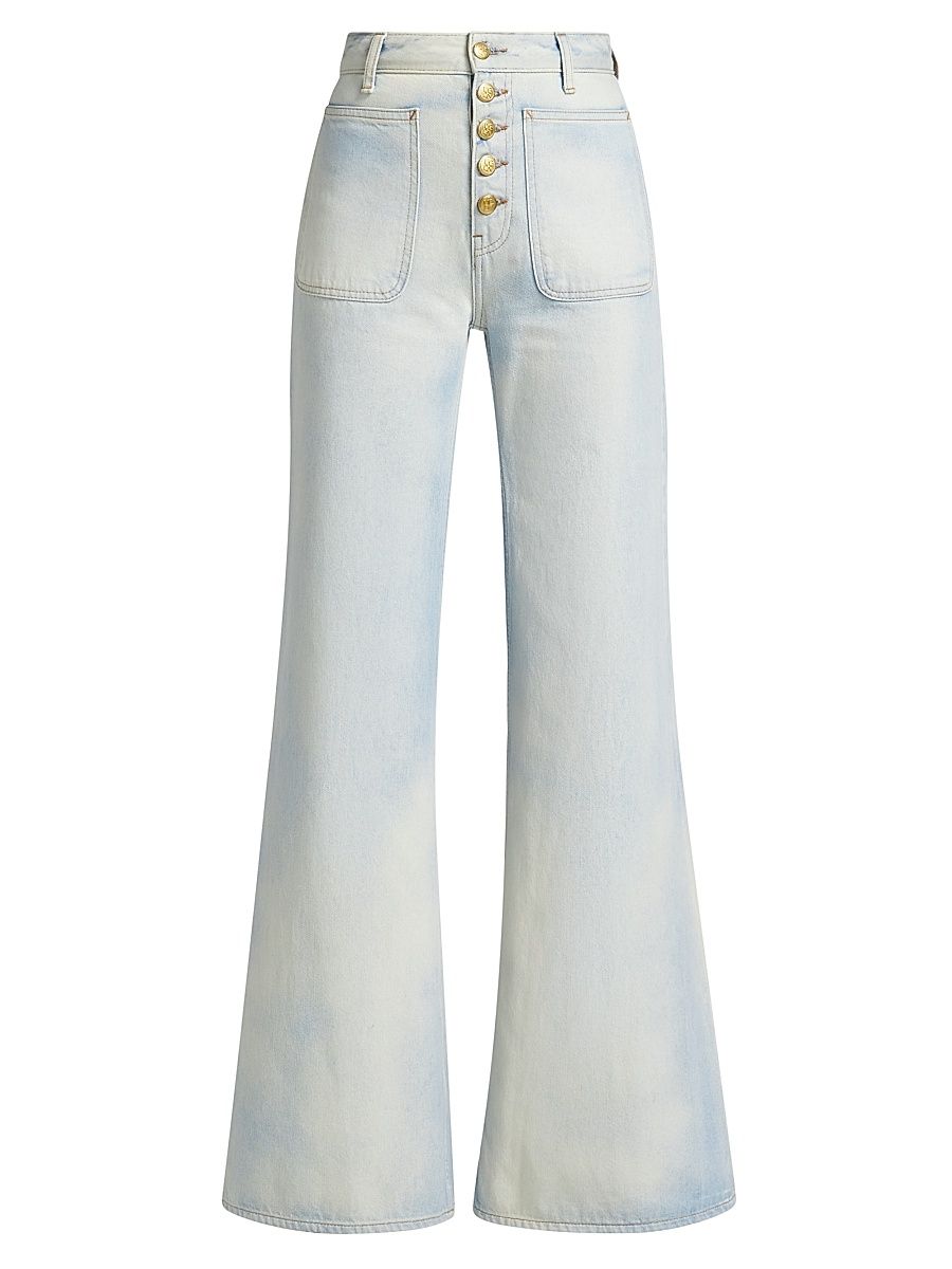 Women's The Gwynne Wide-Leg Jeans - Cielo - Size 31