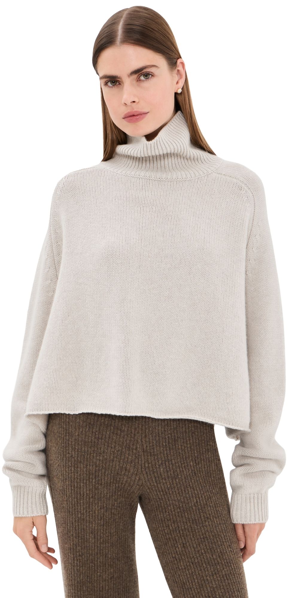 LISA YANG Cathie Cashmere Sweater Oyster 0