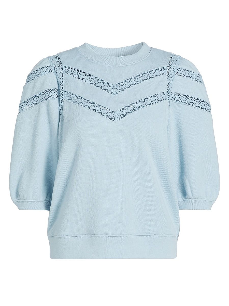 Women's Adria Cotton Top - Sky - Size XL