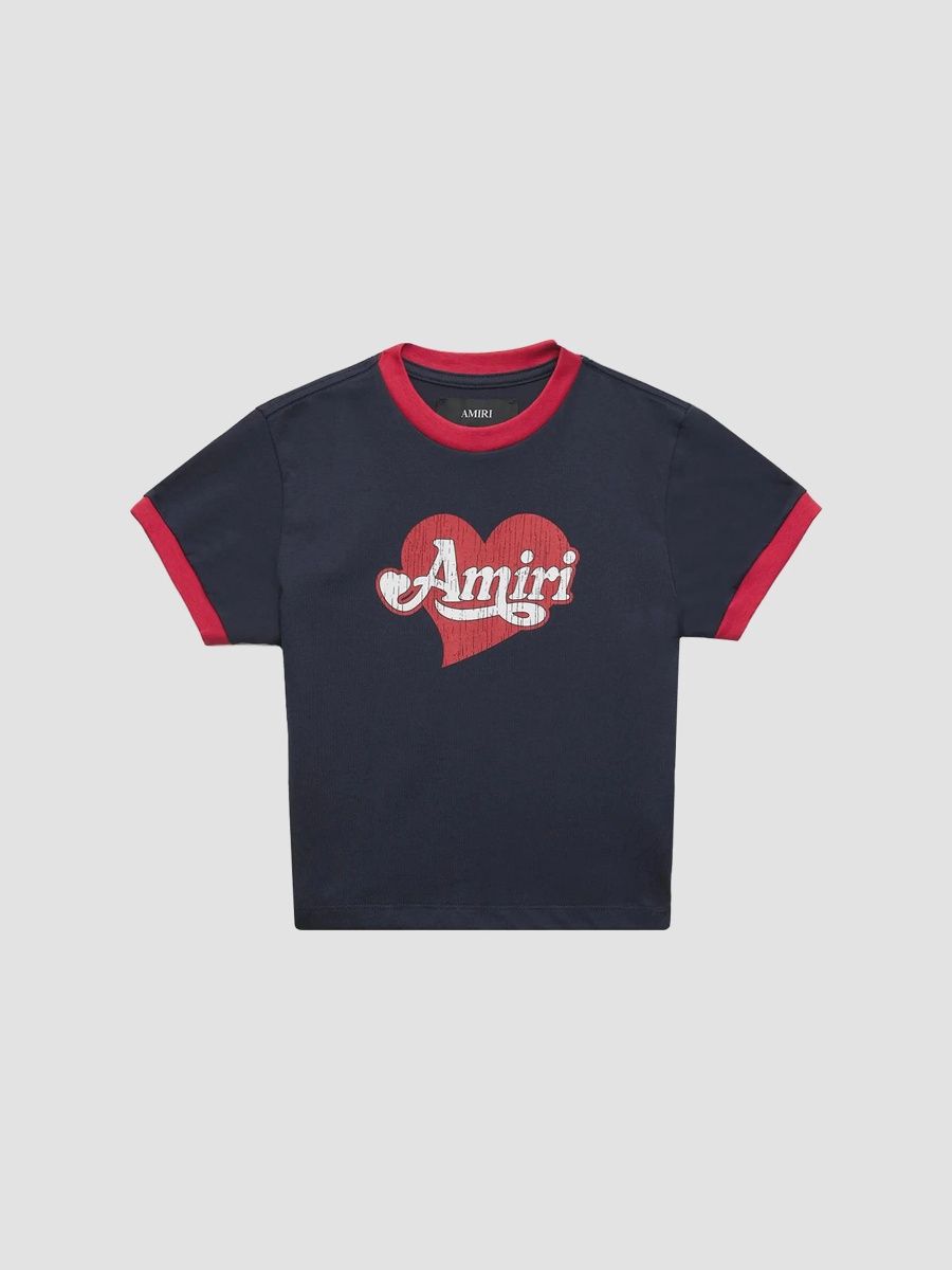 Amiri Boy's Little Boy's & Boy's Ringer T-Shirt - Dark Blue - Size 12