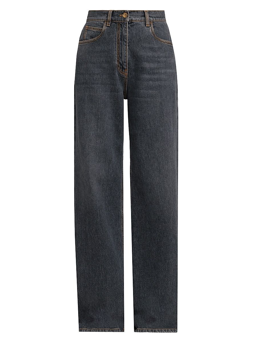 Women's High-Rise Wide-Leg Jeans - Size 30