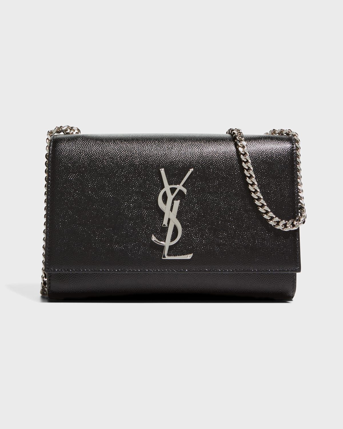 Kate Small YSL Crossbody Bag in Grained Leather