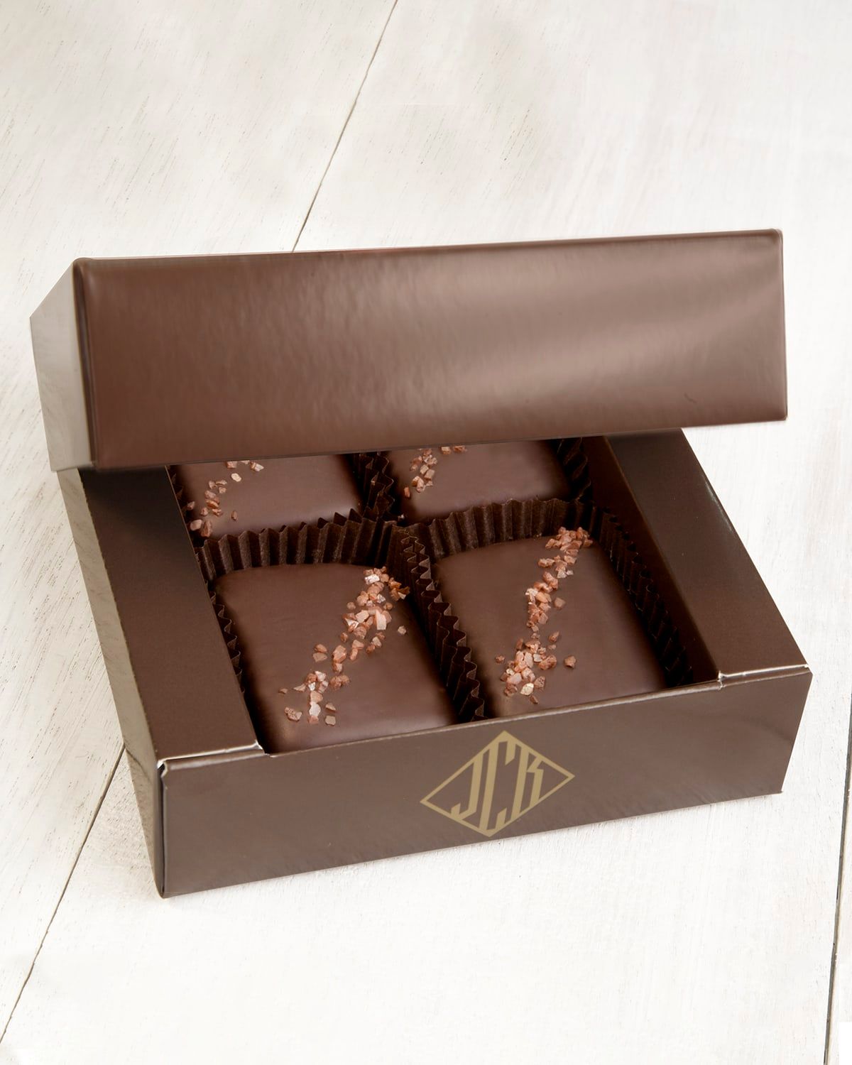 4-Piece Semi-Sweet Chocolate Truffle Fudge Bites