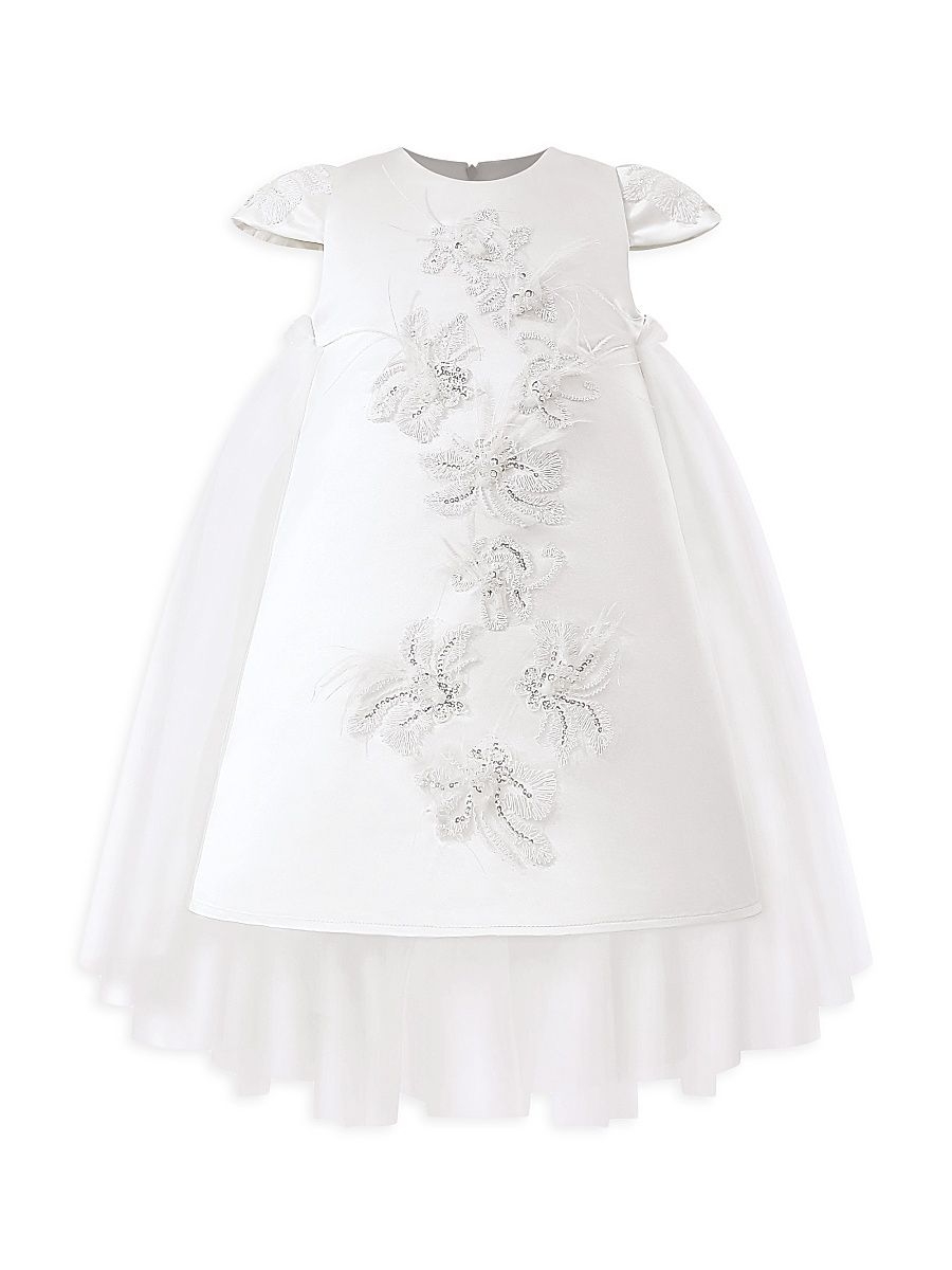 Little Girl's & Girl's Briavelle Dress - White - Size 10