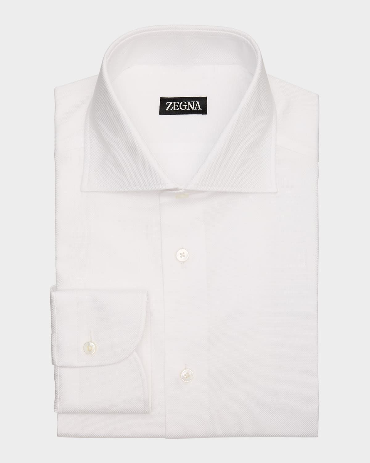 Men & apos;s Cotton Oxford Spread-Collar Dress Shirt