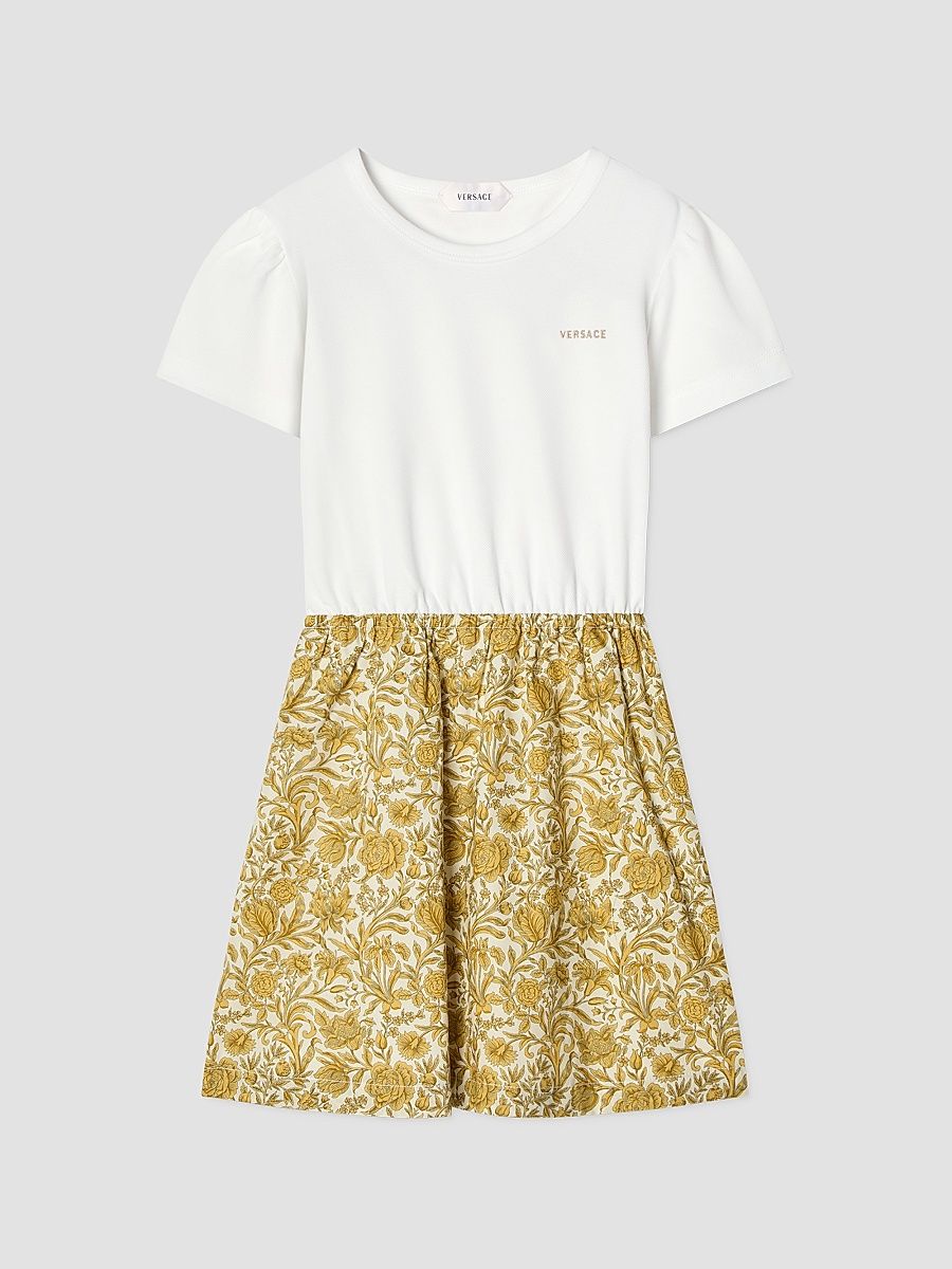 Baby Girl's, Little Girl's & Girl's Floral Poplin Dress - White - Size 3