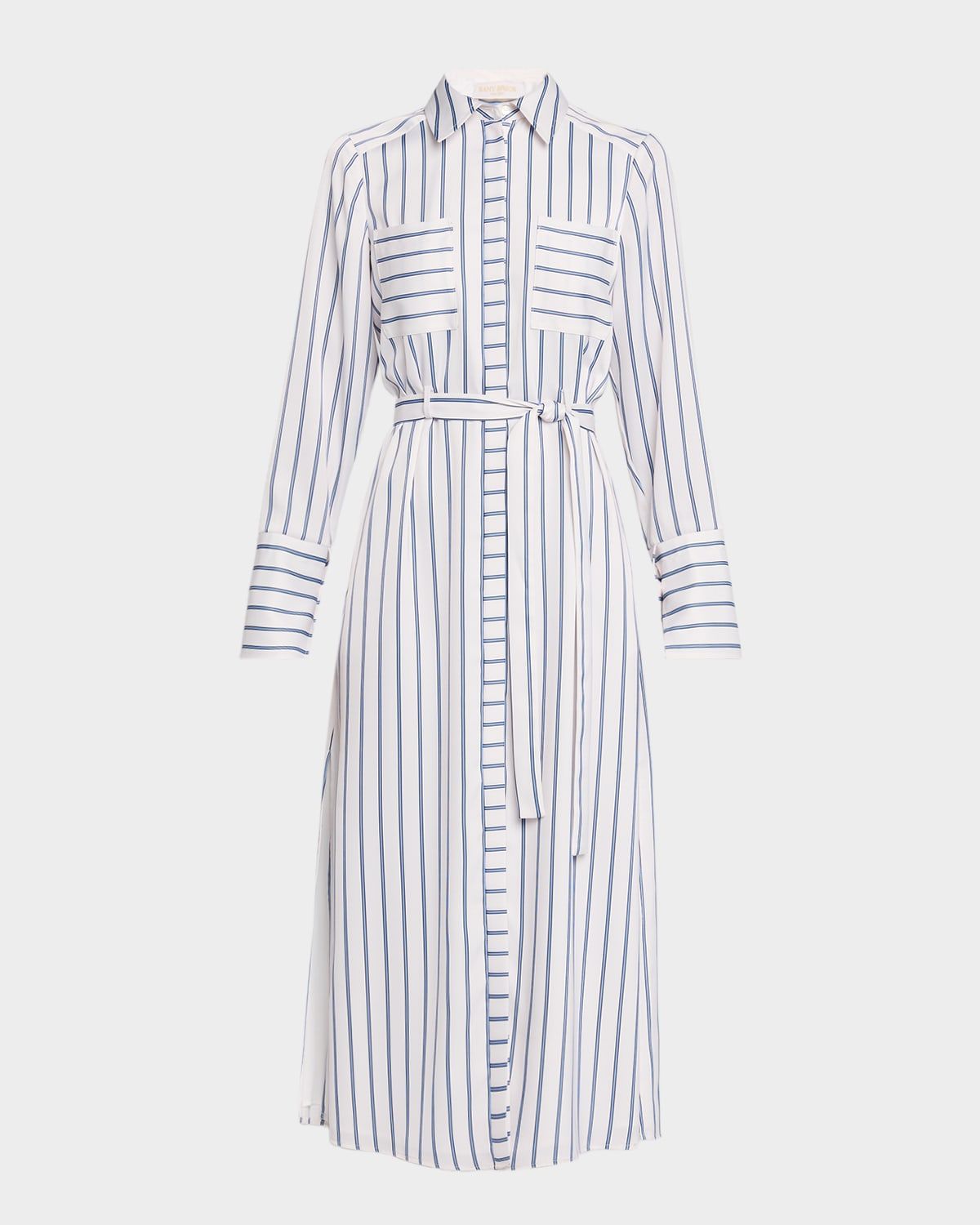 Miriam Striped Midi Shirtdress