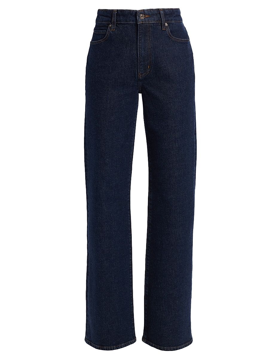 Women's The Arrow Straight Mid-Rise Jeans - Taboo - Size 26