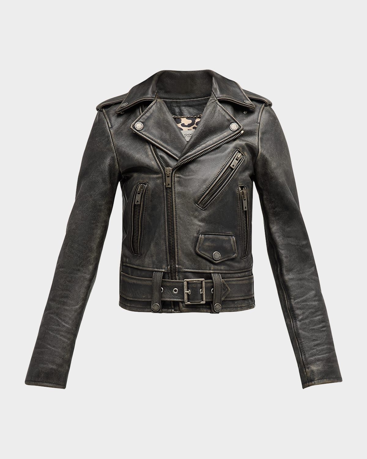 Golden Bull Leather Jacket