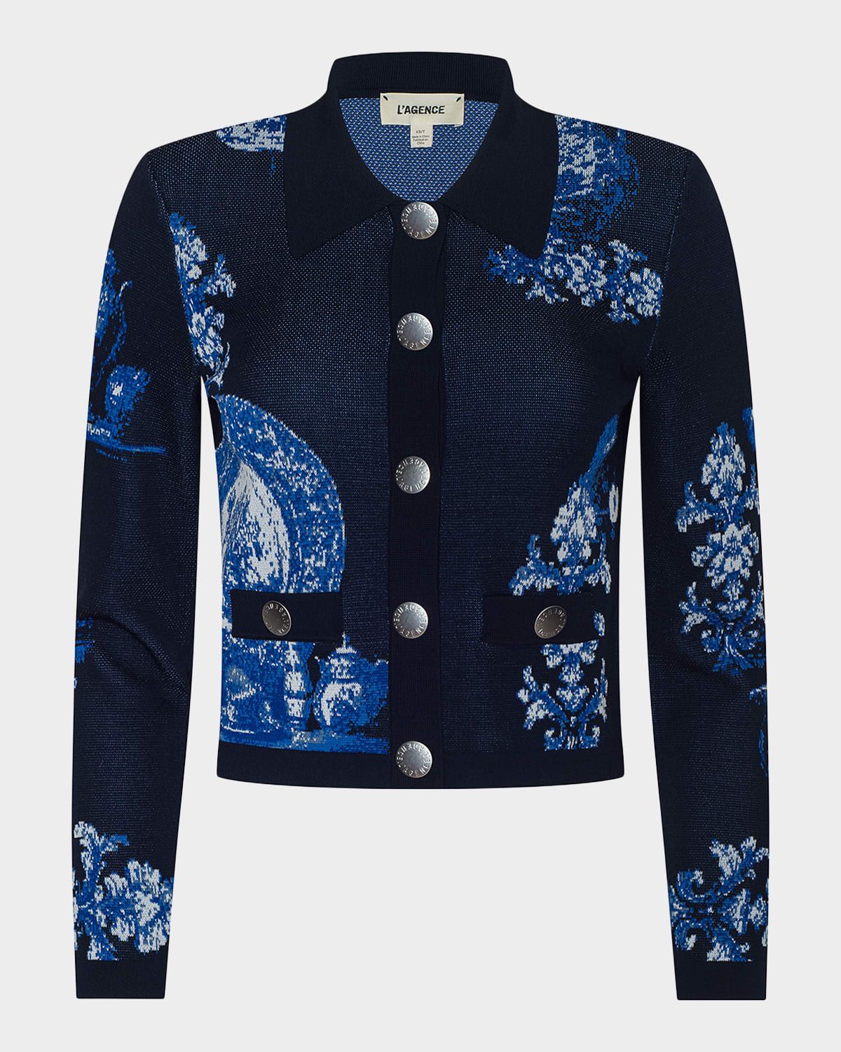 Western Toile Osiris Jacquard Cardigan