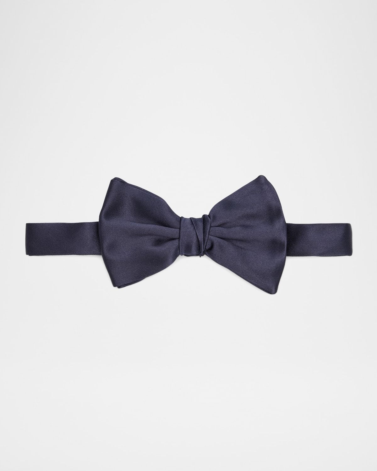 Men & apos;s Solid Silk Bow Tie
