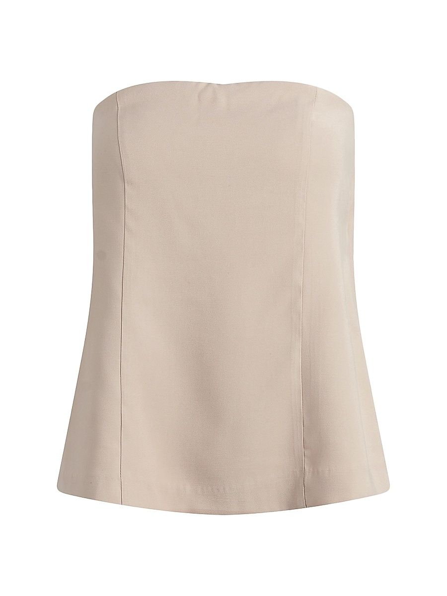 Women's The Olivia Bustier Top - French Oak - Size Medium