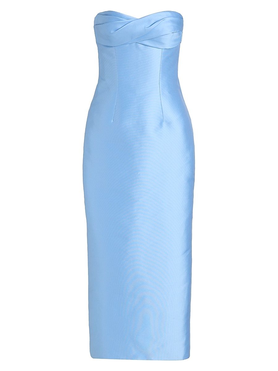 Women's Mikado Strapless Cocktail Dress - Bluebelle - Size 10