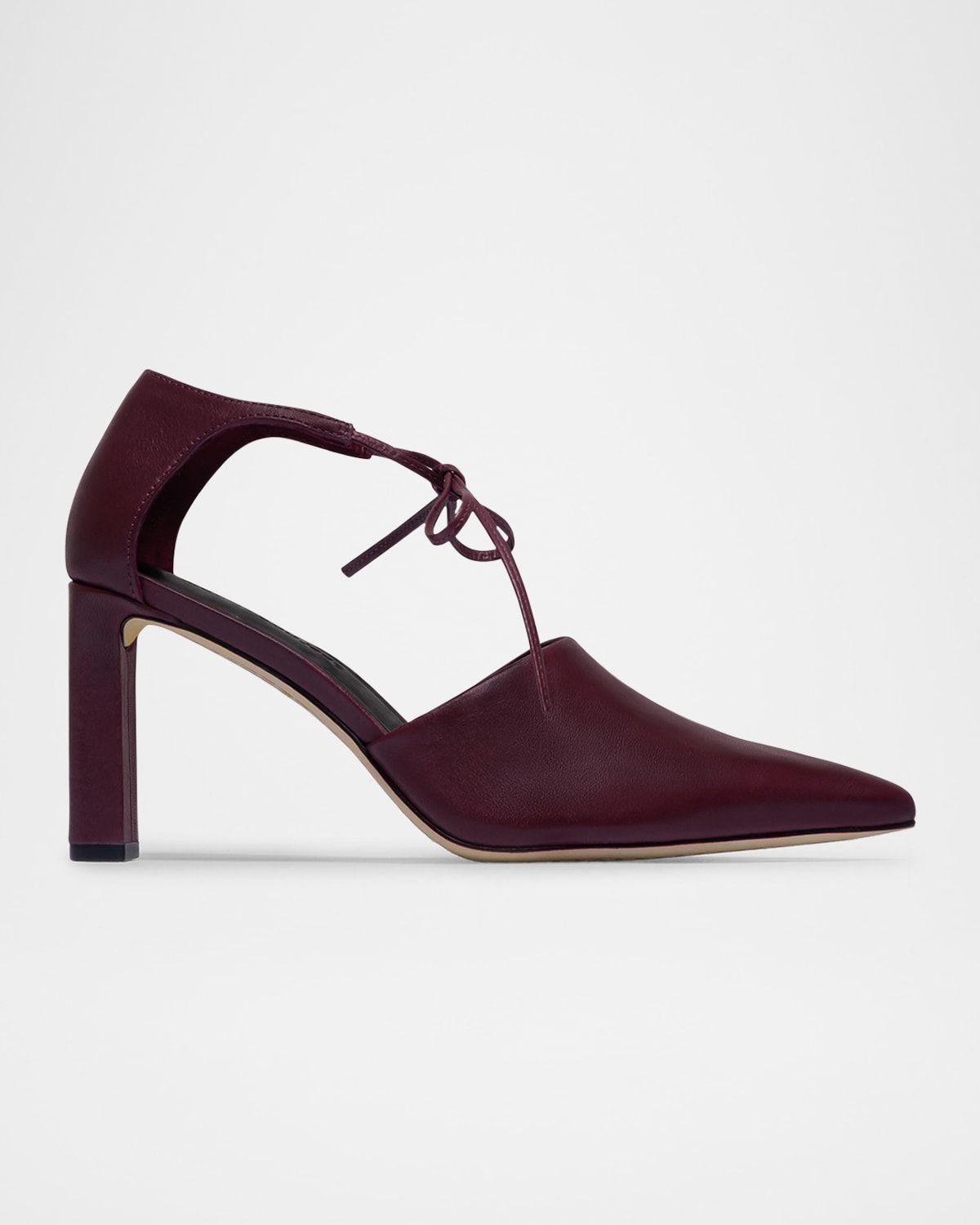 Siena Leather Bow-Tie Pumps
