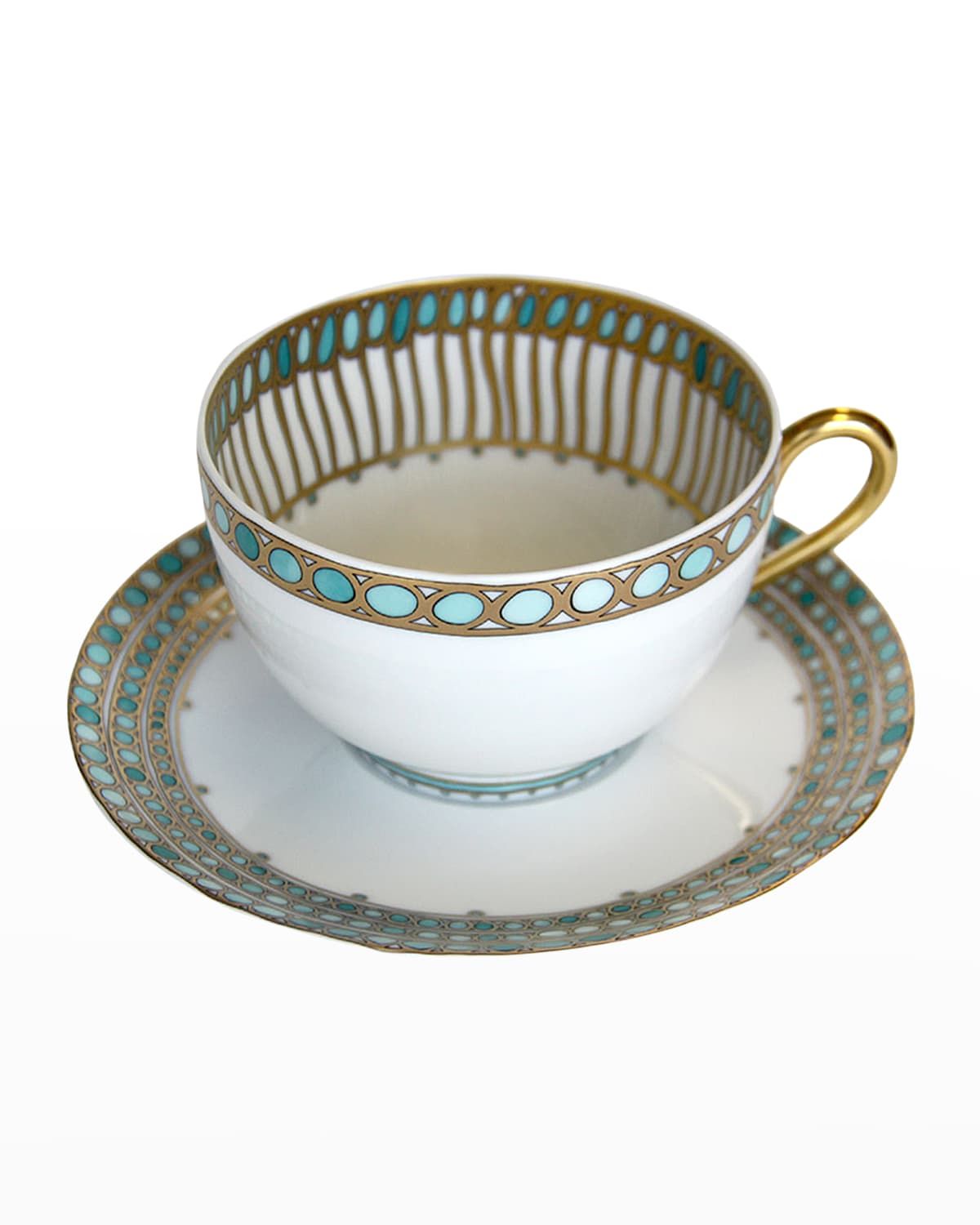 Syracuse Turquoise Cup and Saucer