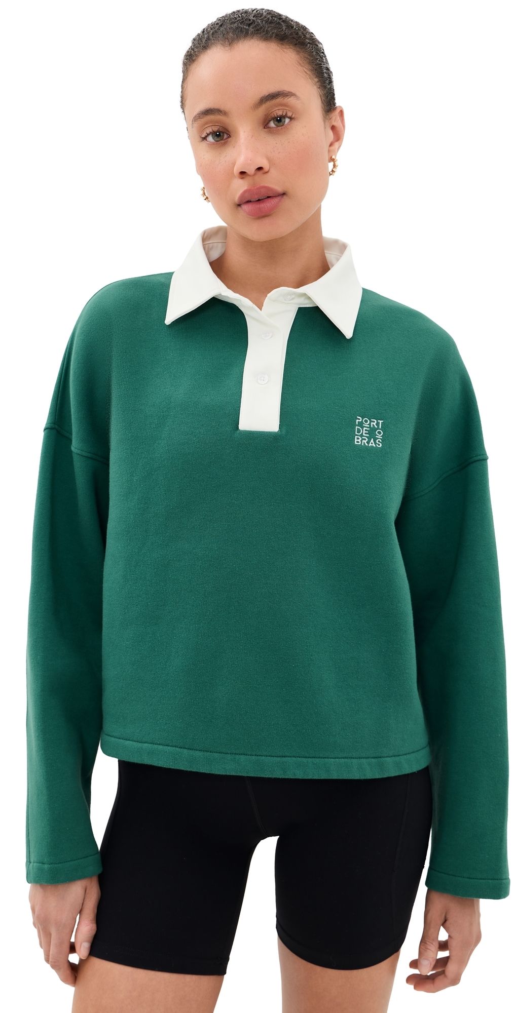 Port De Bras Sofia Sweater Emerald XS