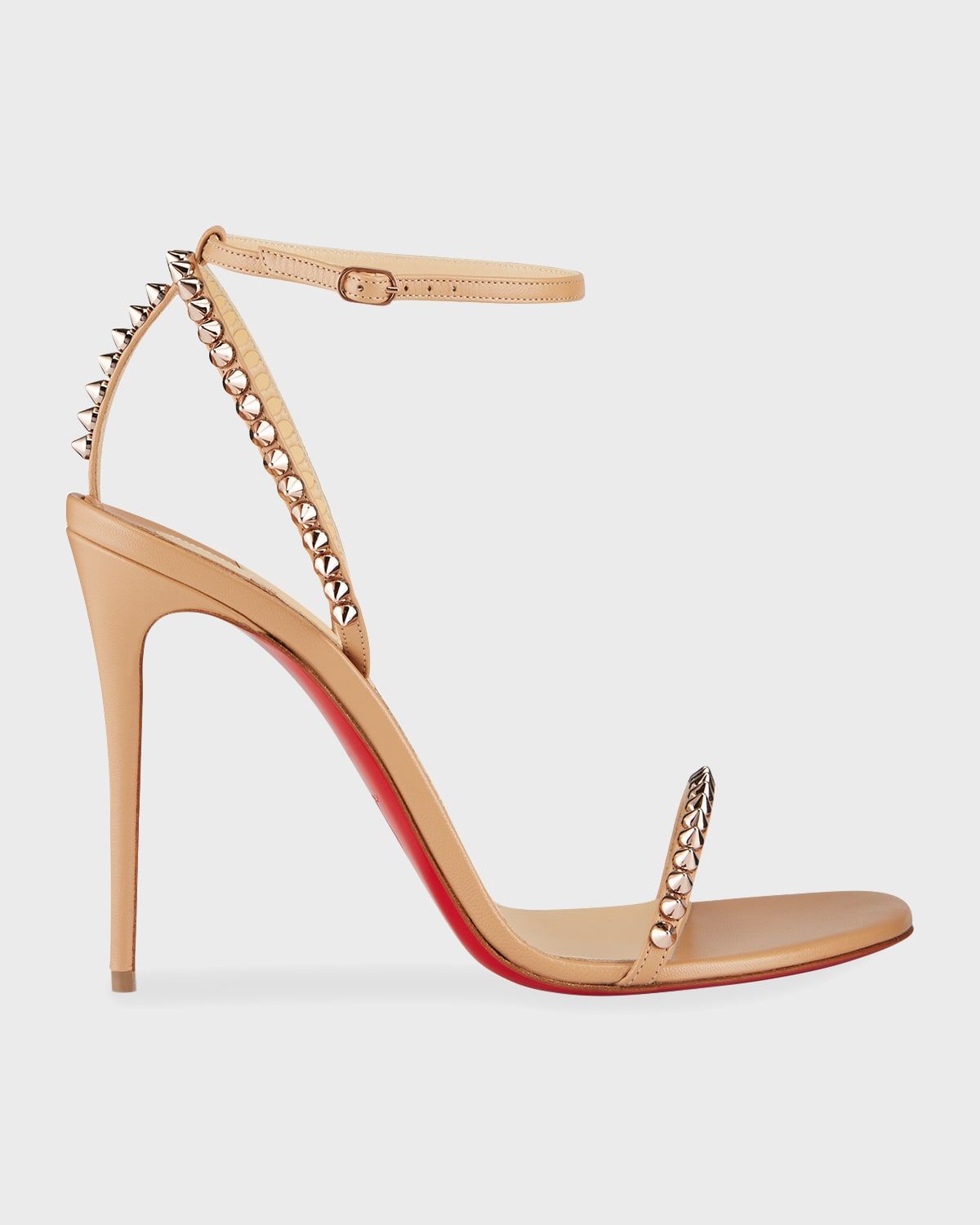 So Me Spike Red Sole Sandals