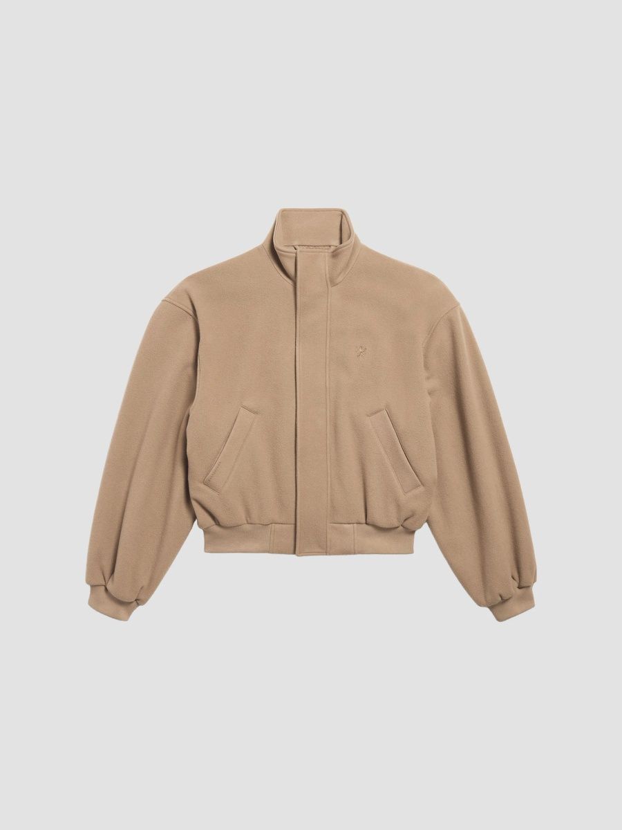 Balenciaga Men's Blouson Jacket - Camel - Size XL