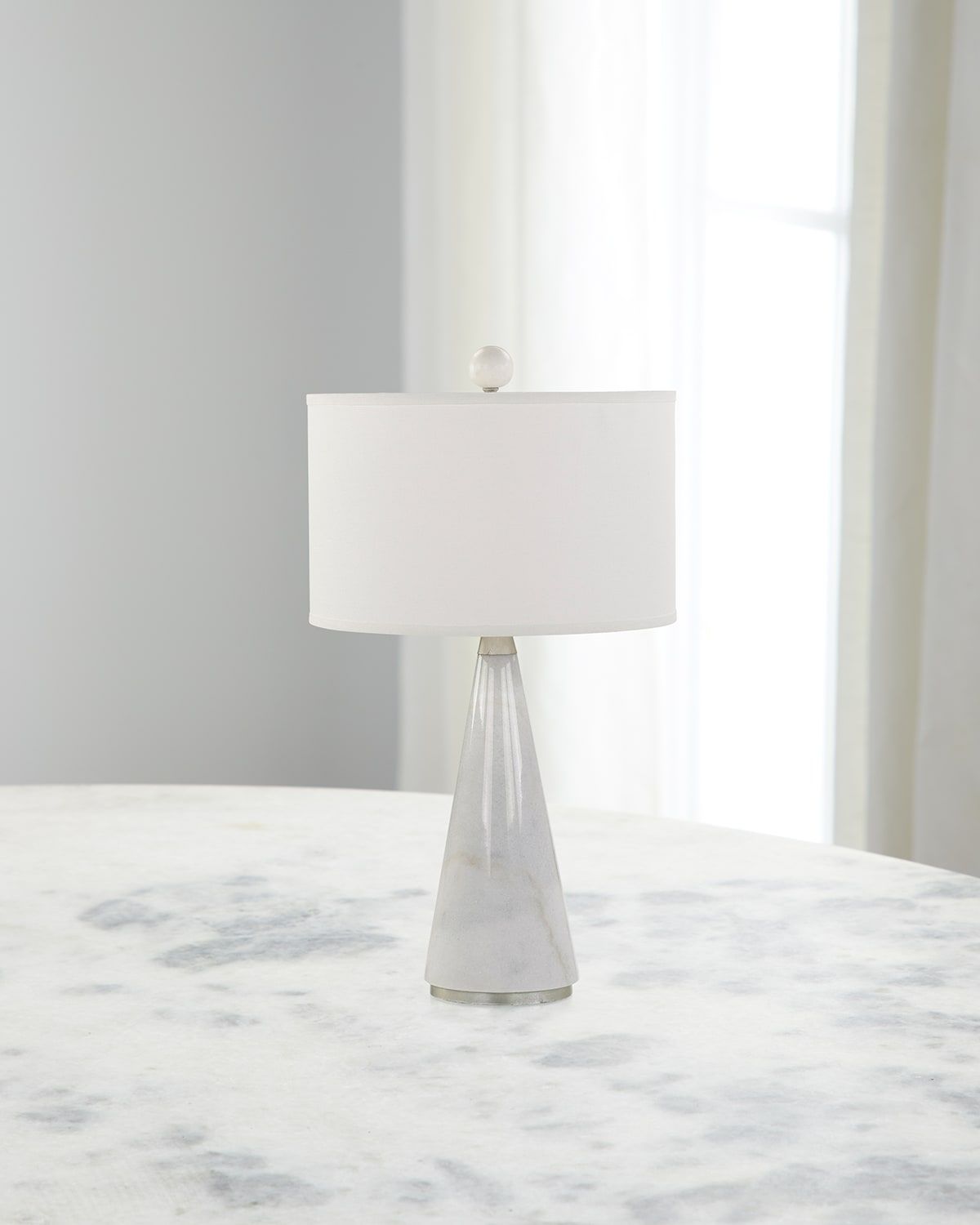 Kegel 29" Marble Table Lamp