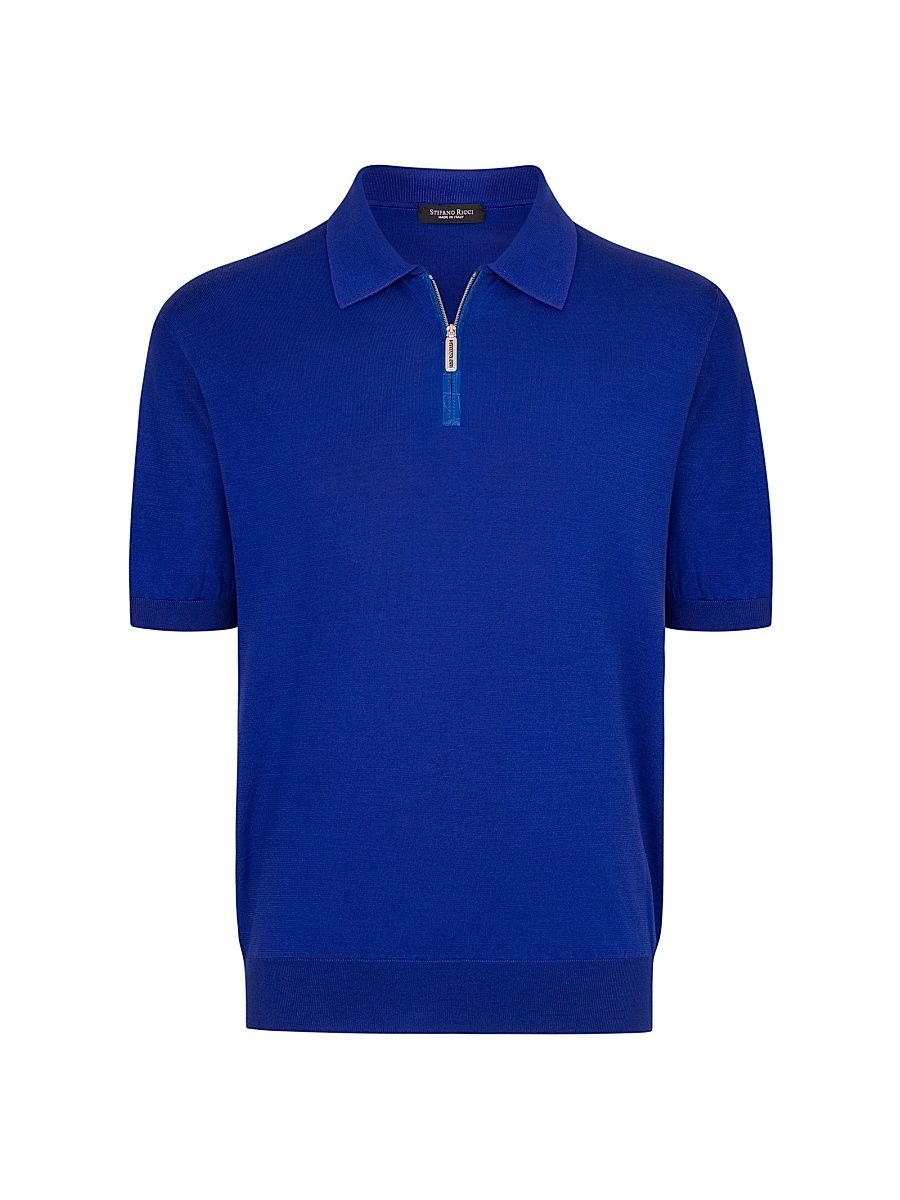 Men's Polo Shirt - Royal Blue - Size 52