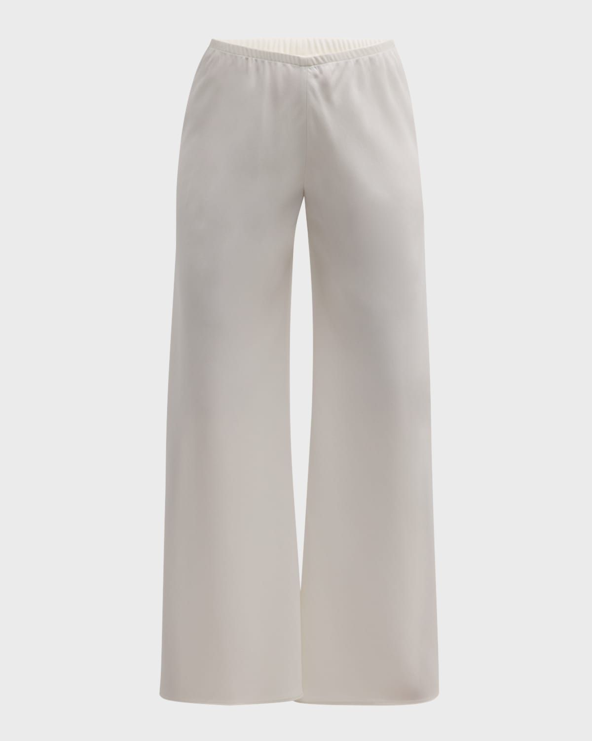 Gala Wide-Leg Crepe Pants