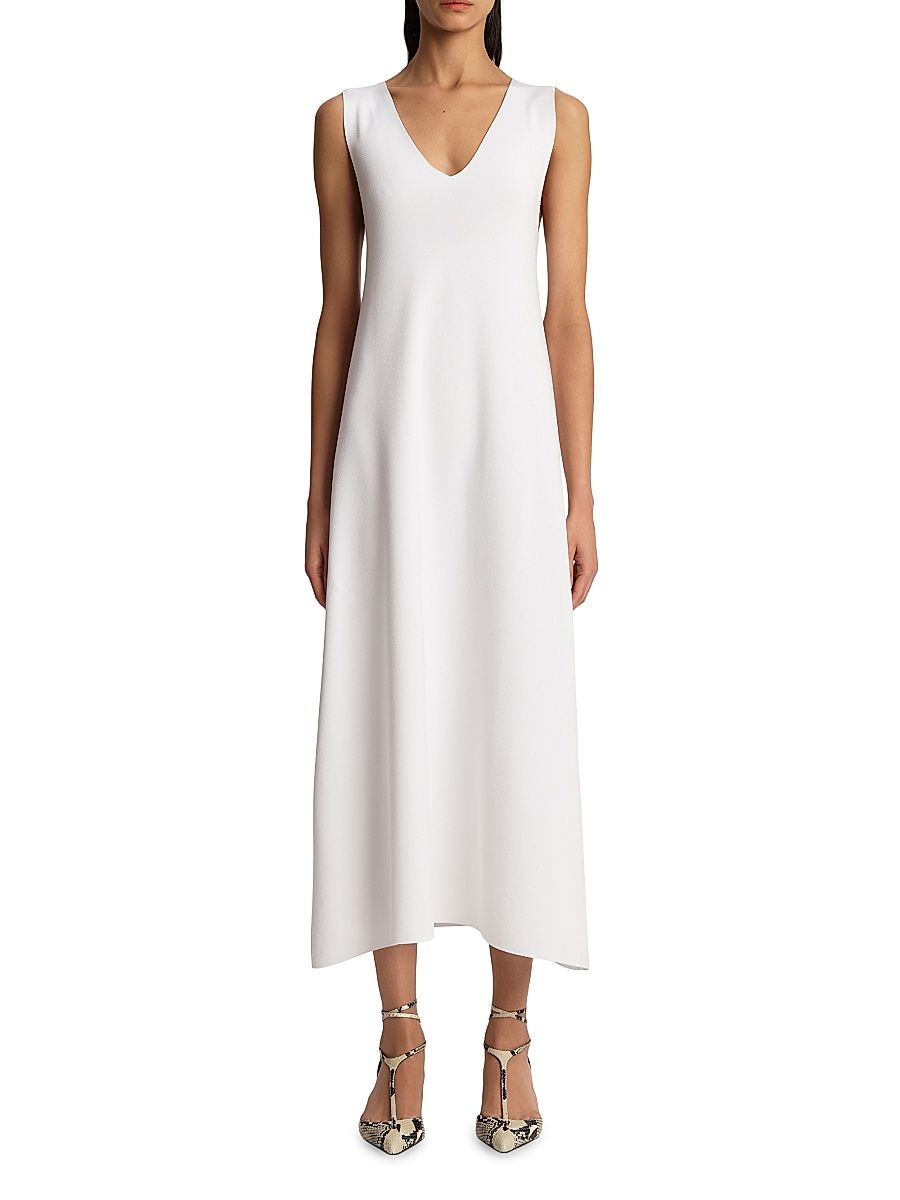 Women's Keran V-Neck Midi-Dress - Glaze - Size Medium
