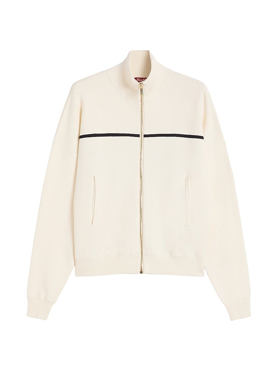 Women's Stretch Viscose Boxy Cardigan - Beige - Size XL