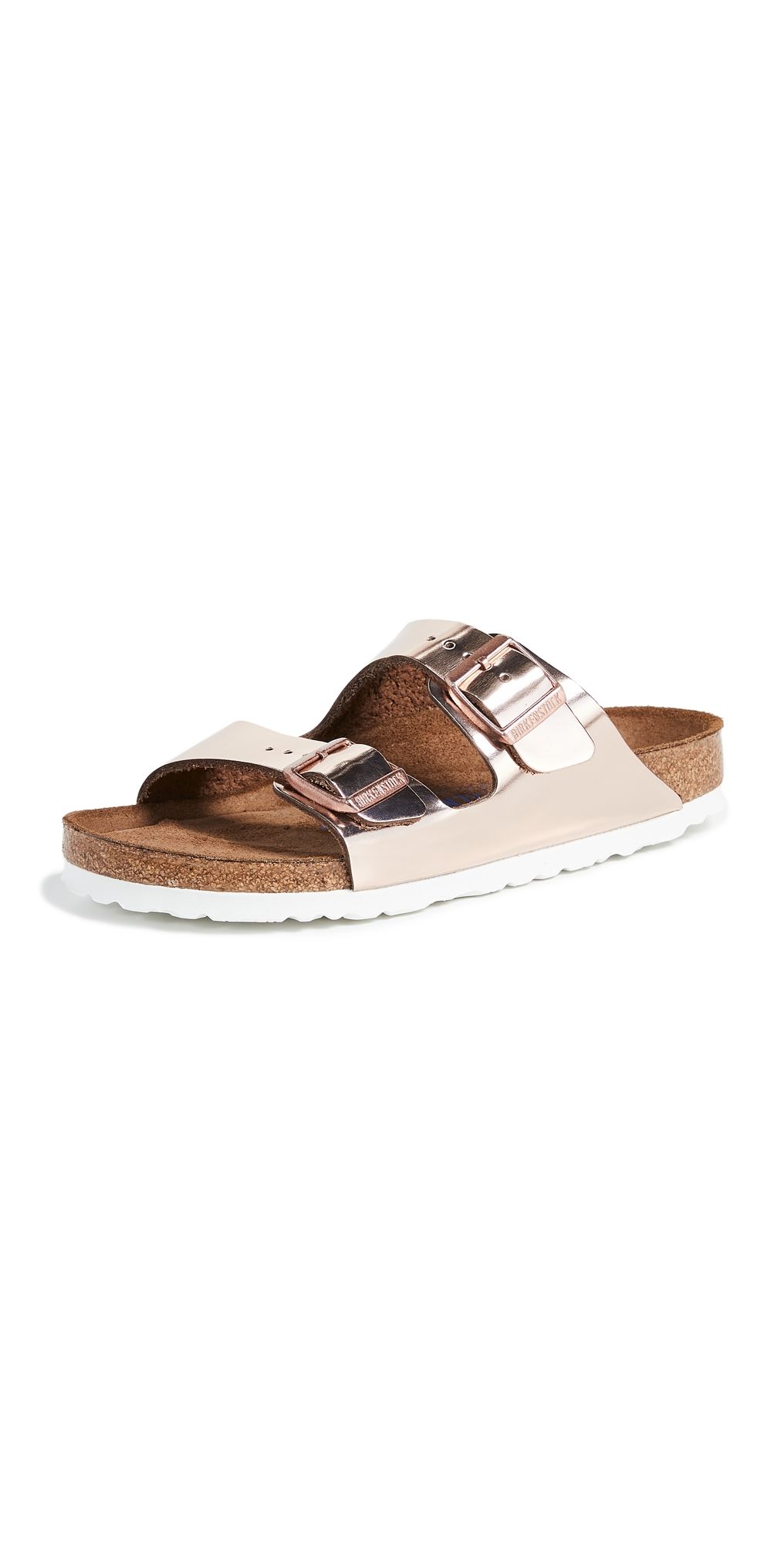 Birkenstock Arizona Soft Footbed Sandals Metallic Copper 36