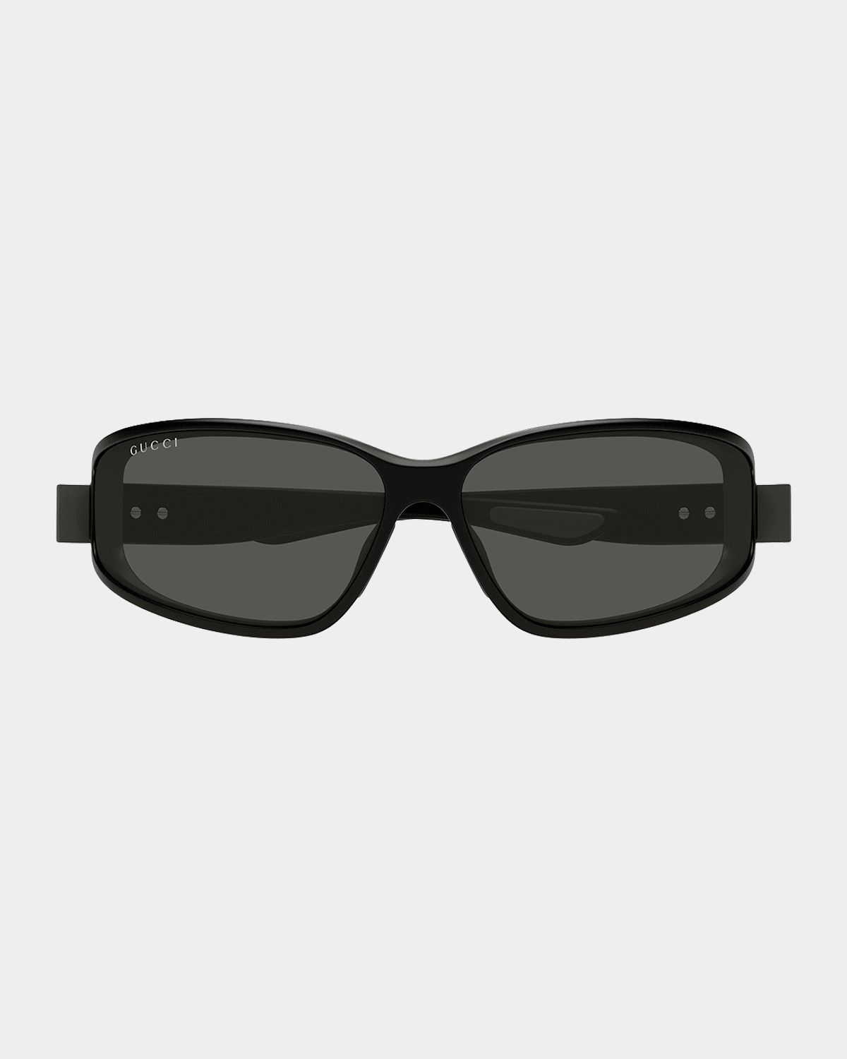 Men & apos;s Rectangular Acetate Wrap Sunglasses