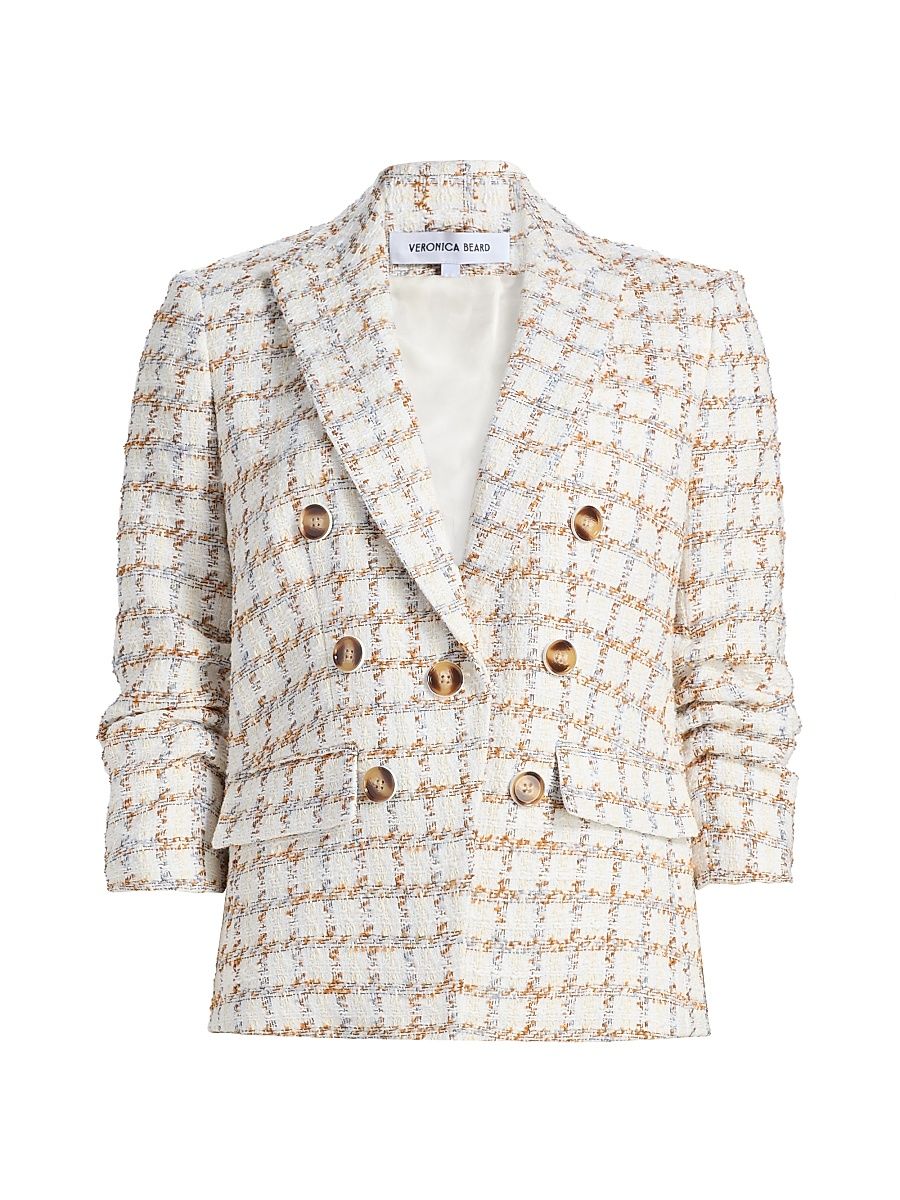 Women's Ryland Tweed Dickey Jacket - Ecru Multi - Size 16