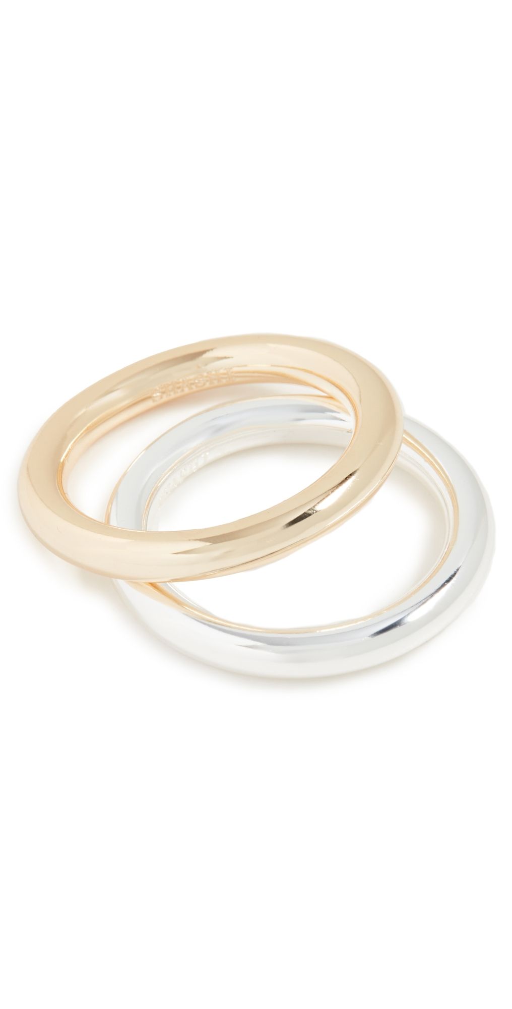 SHASHI Remix Ring Set Gold/Silver 6