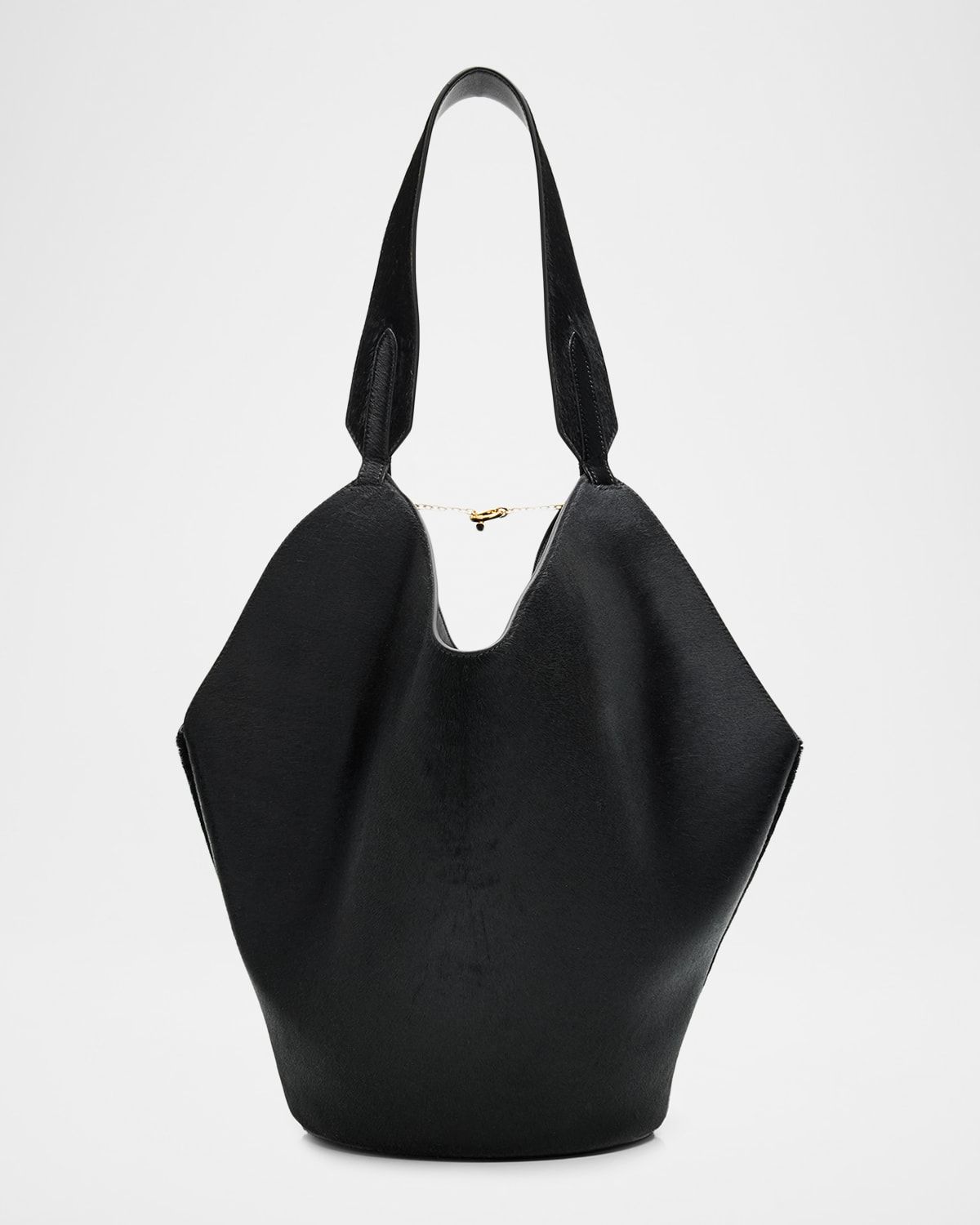 Lotus Small Calf Hair Tote Bag
