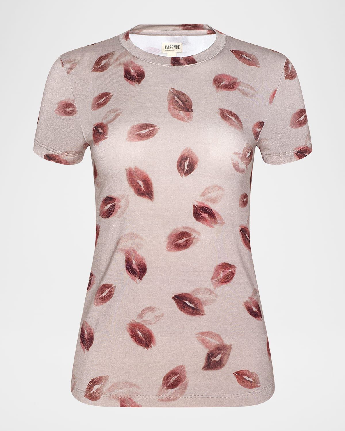 Ressi Short-Sleeve Faded Kiss Tee