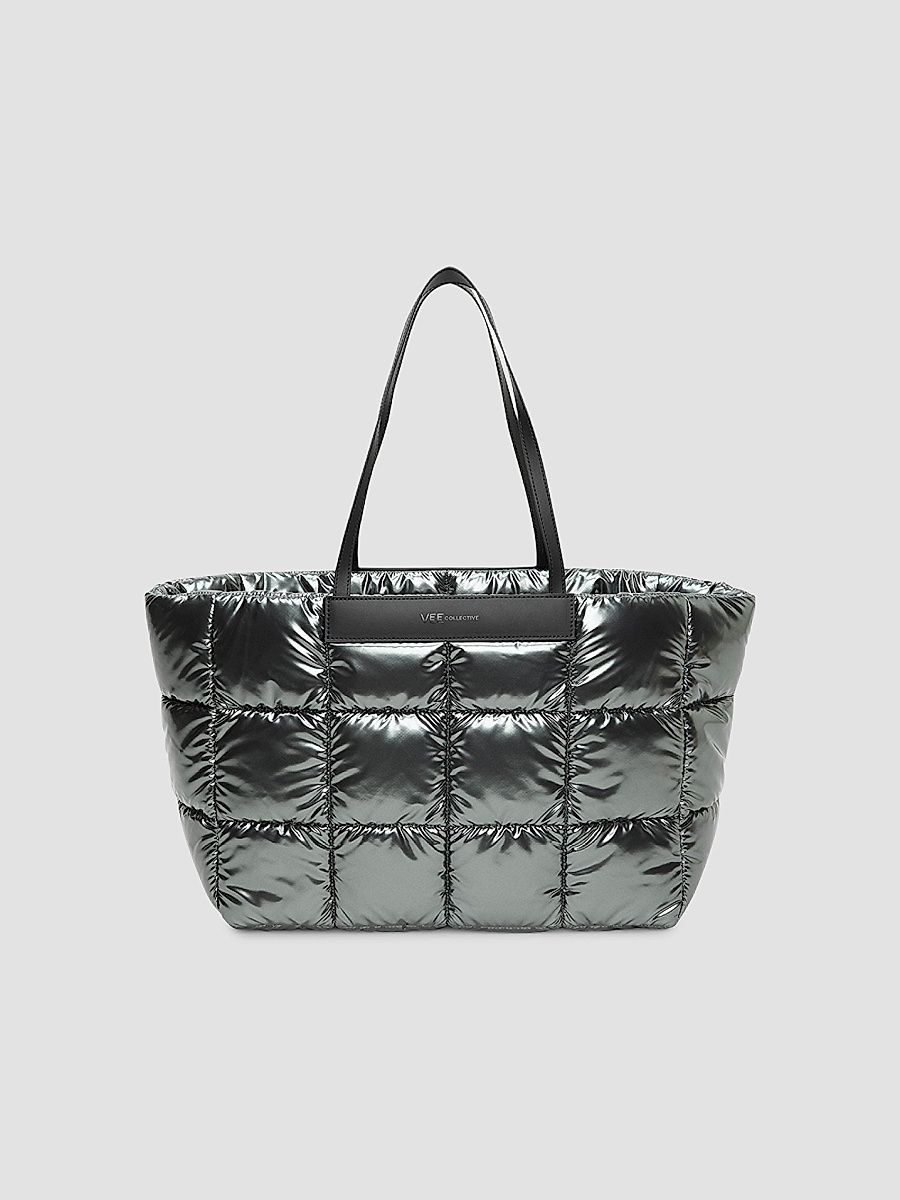Women's Porter Marche Quilted Tote Bag - Grey