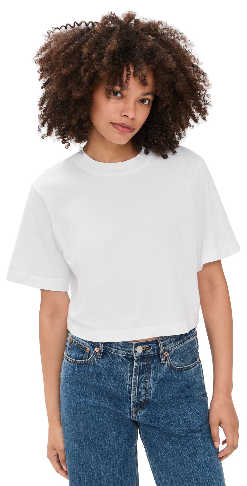 Cotton Citizen The Tokyo Crop Tee White M