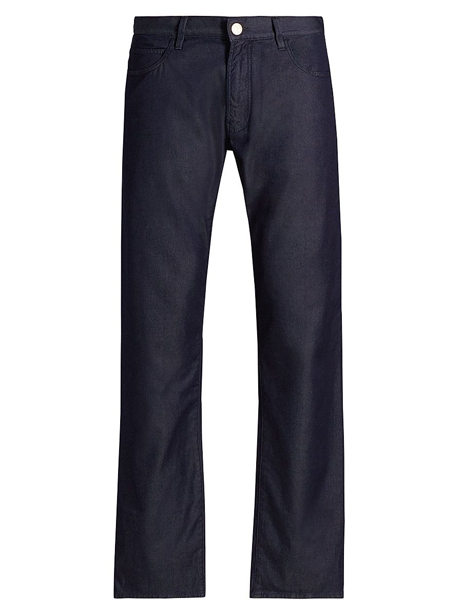 Men's Lux Stretch Straight Jeans - Blue Denim - Size 36