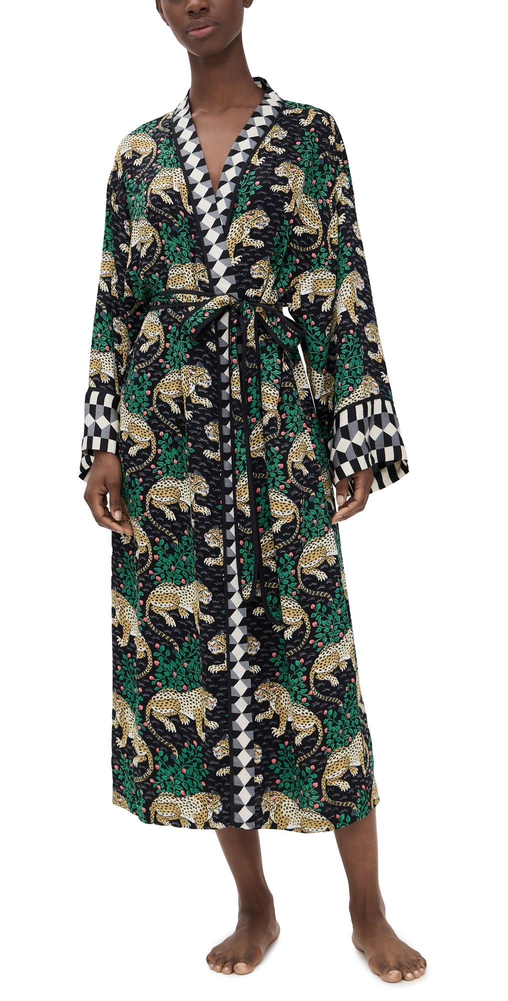 Printfresh Long Robe BAGHEERA, Ink XXS/XS