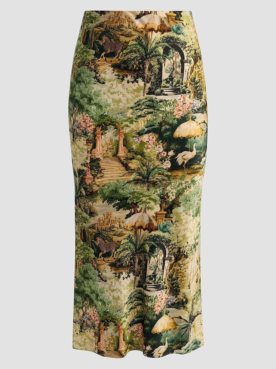Women's Maeve Tapestry Slip Skirt - Terrain - Size 6