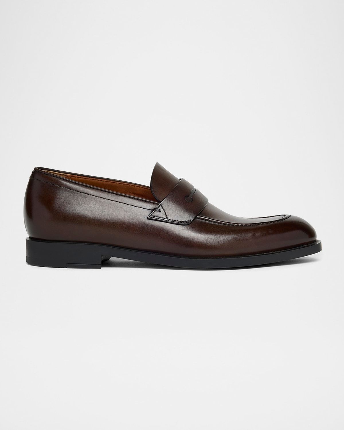 Men & apos;s Calfskin Penny Loafers