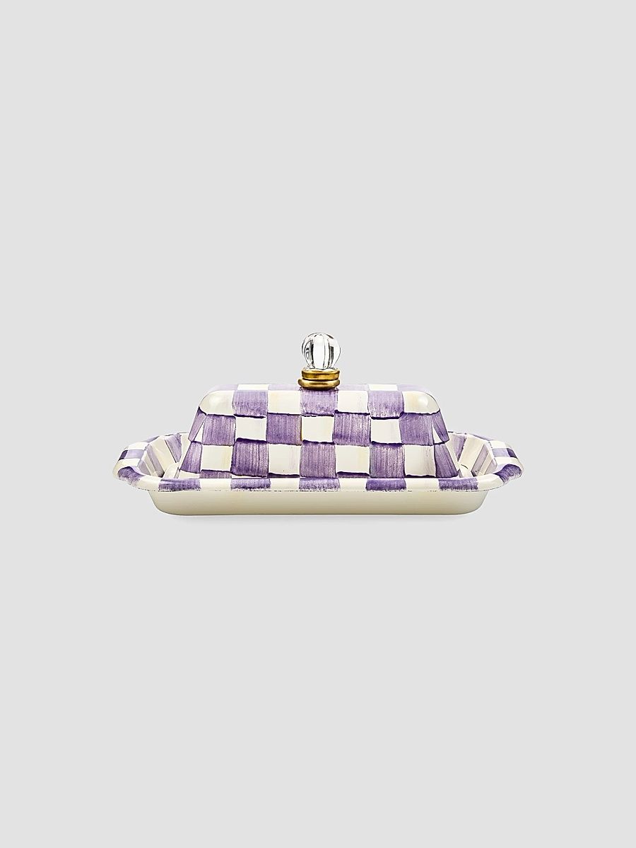 Violet Check Butter Box