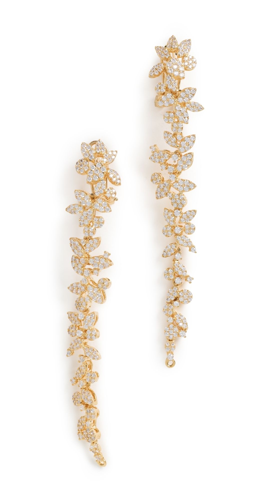 SHASHI Sierra Drop Earrings Gold One Size