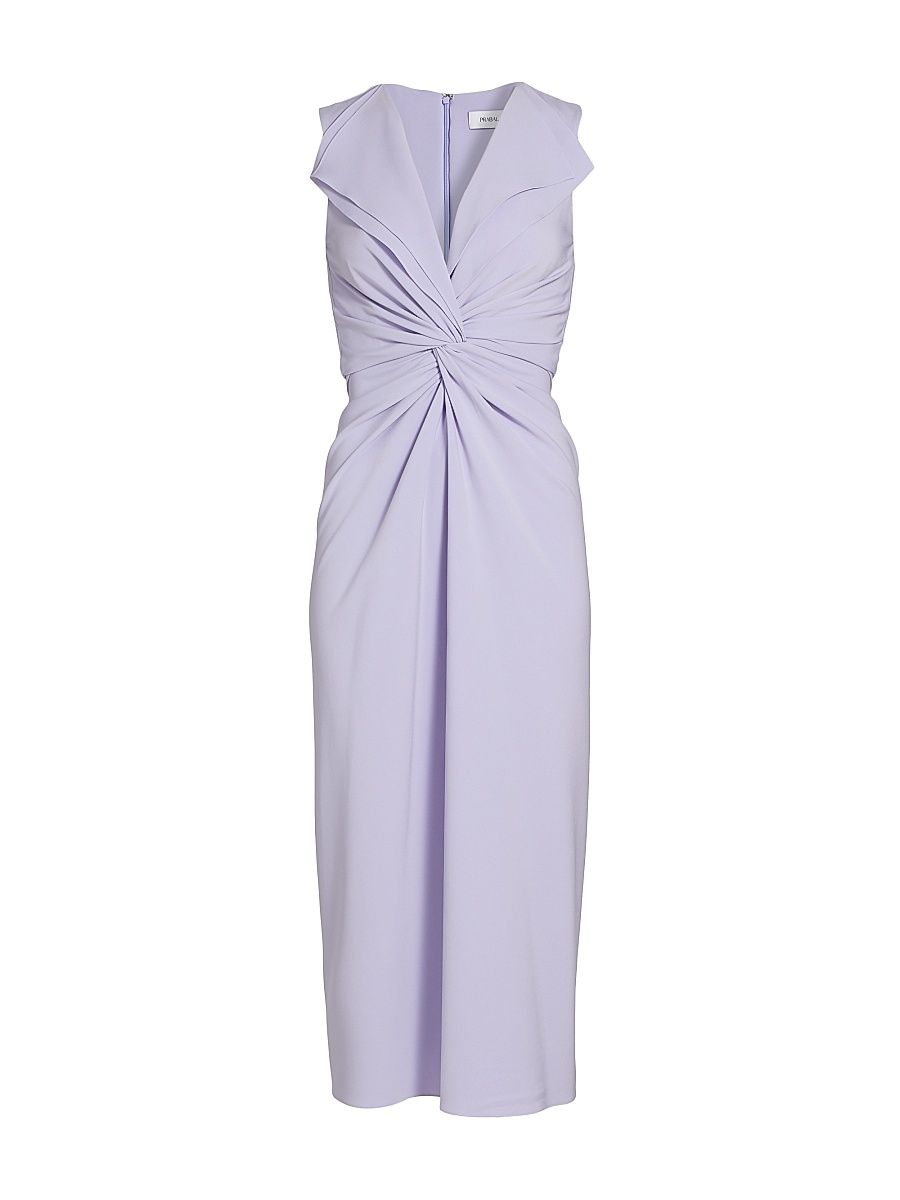 Women's Lili Twist-Front Cocktail Dress - Lilac - Size 10