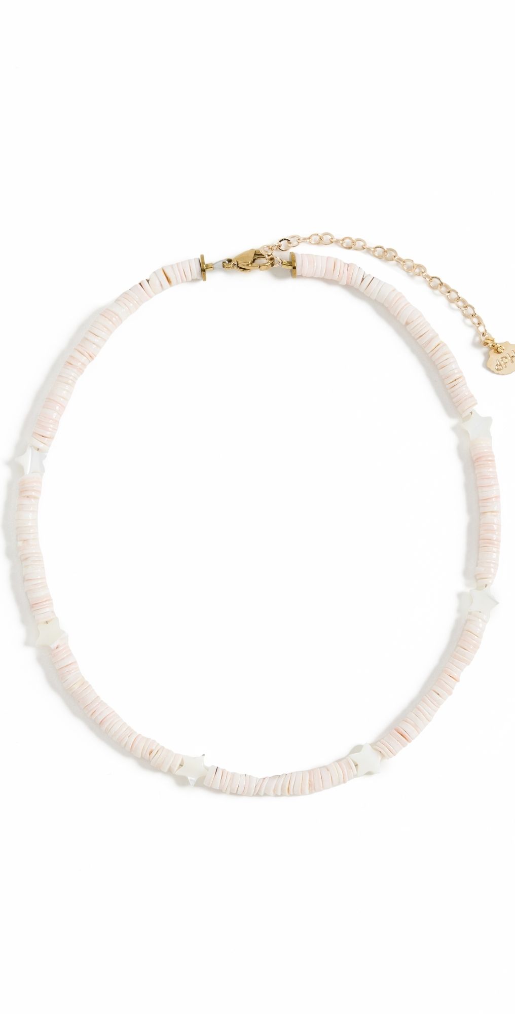 Hijas de Puka Pink Sea Shell Puka Necklace Pink One Size