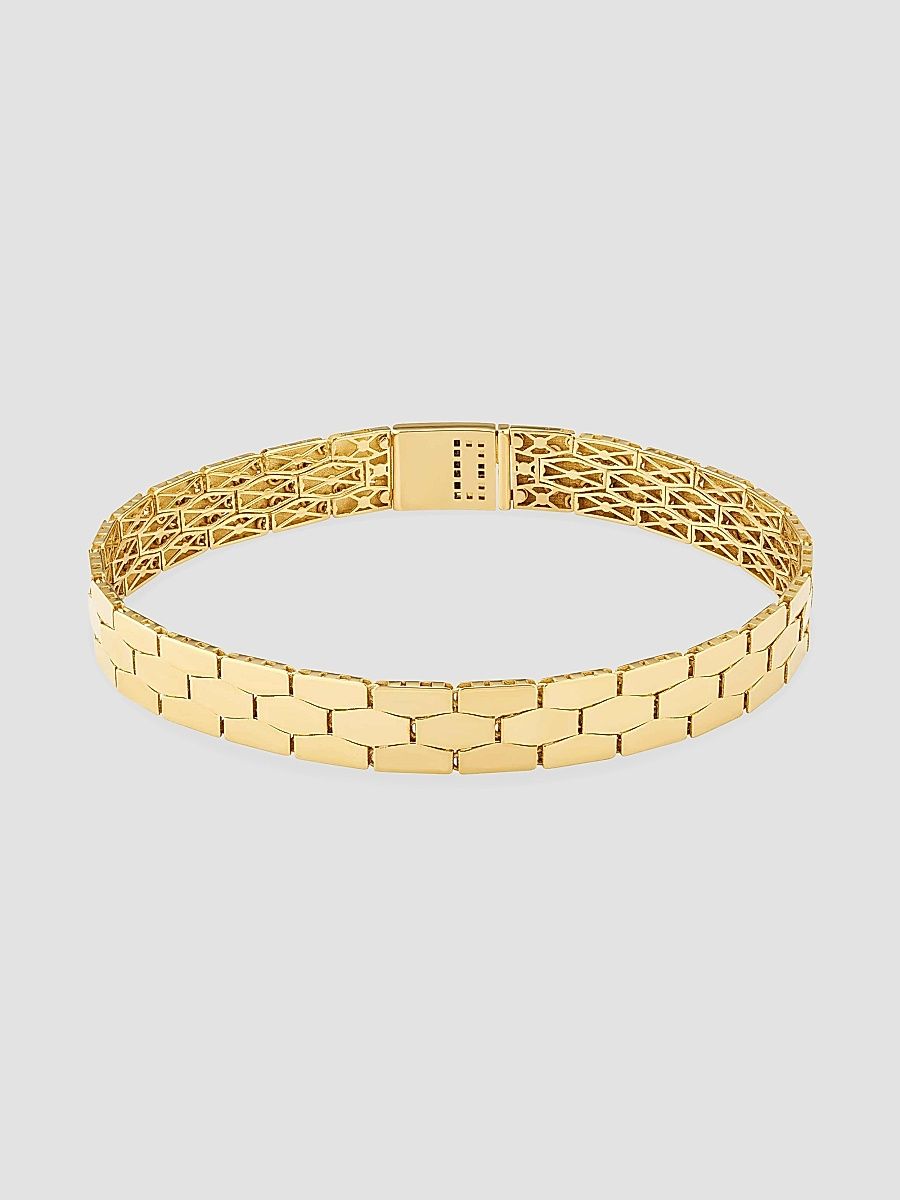 Women's 14K Yellow Gold Honey Bracelet - Gold - Size 7.75
