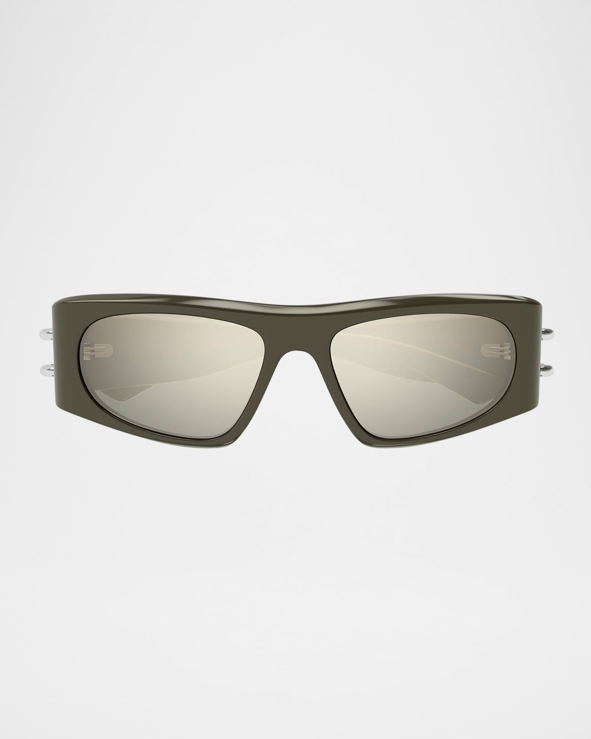 Men & apos;s AM0471SM Acetate Rectangle Sunglasses