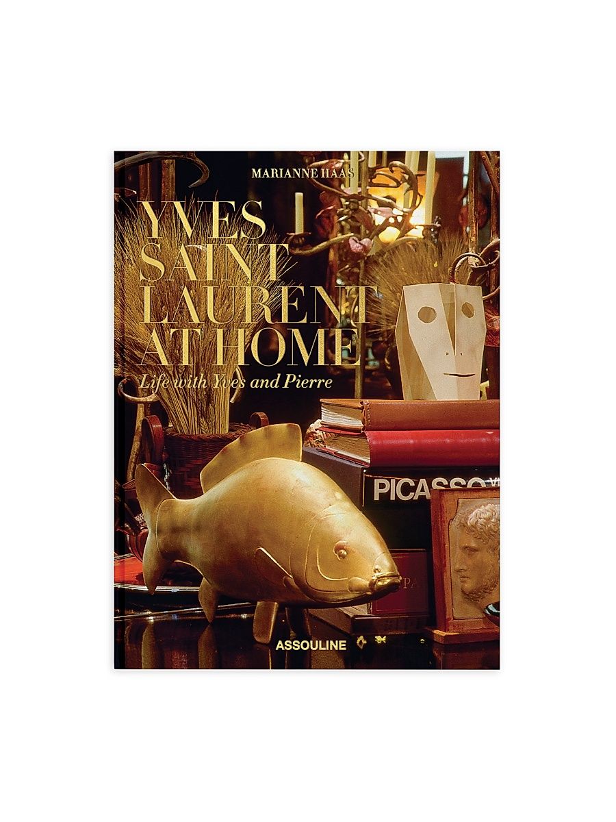 ''Yves Saint Laurent at Home'' Hardcover Book