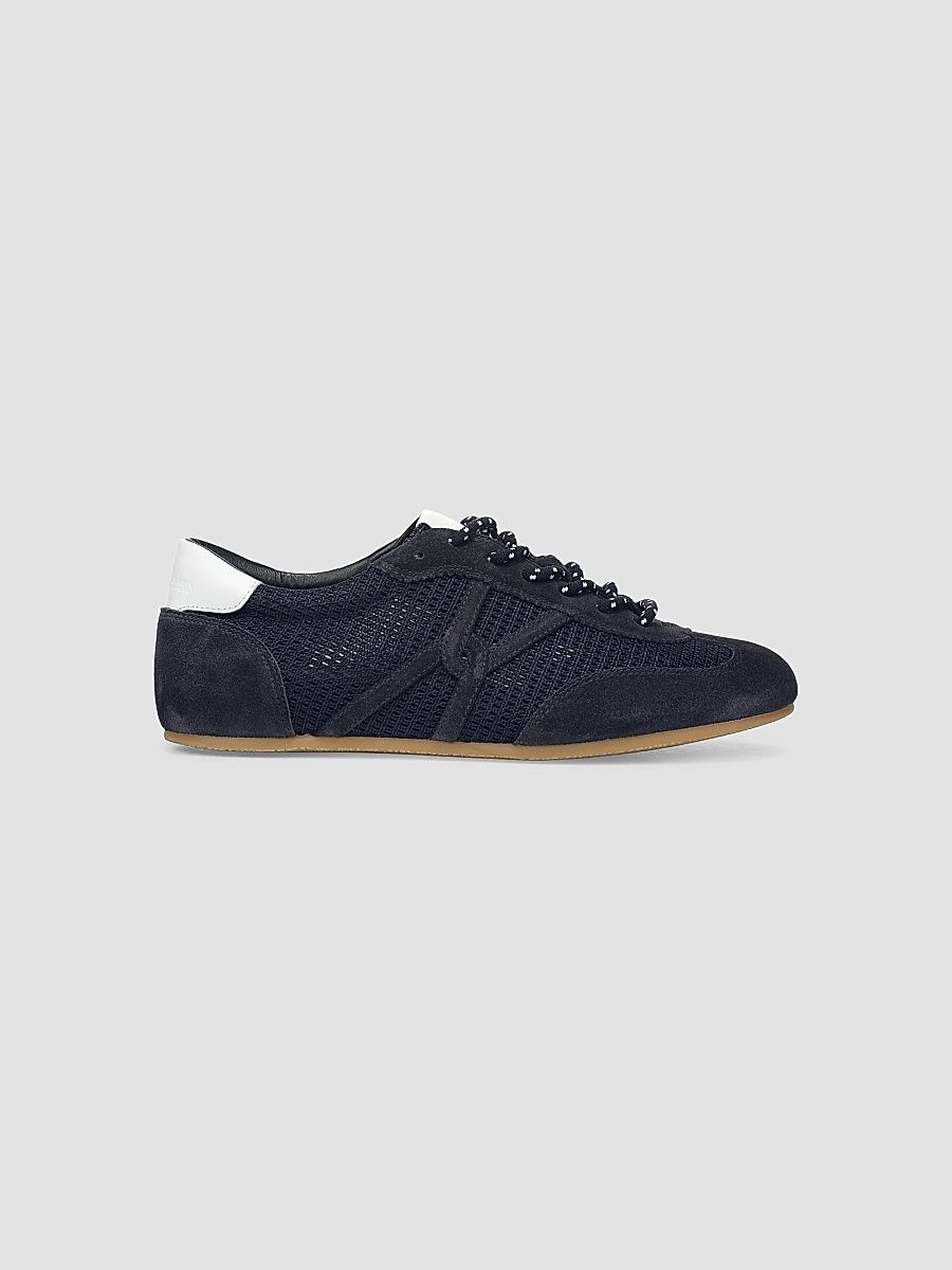 Veronica Beard Women's Riviera Mesh & Suede Sneakers - Navy - Size 7