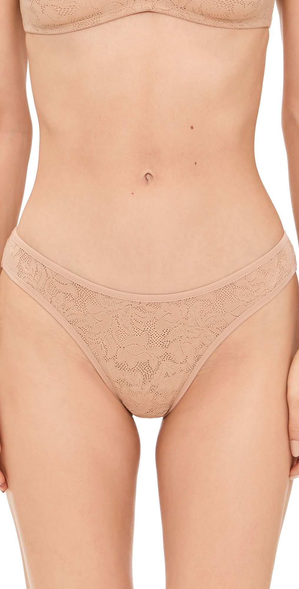 Eberjey Soft Stretch Recycled Lace Briefs Sunkissed L